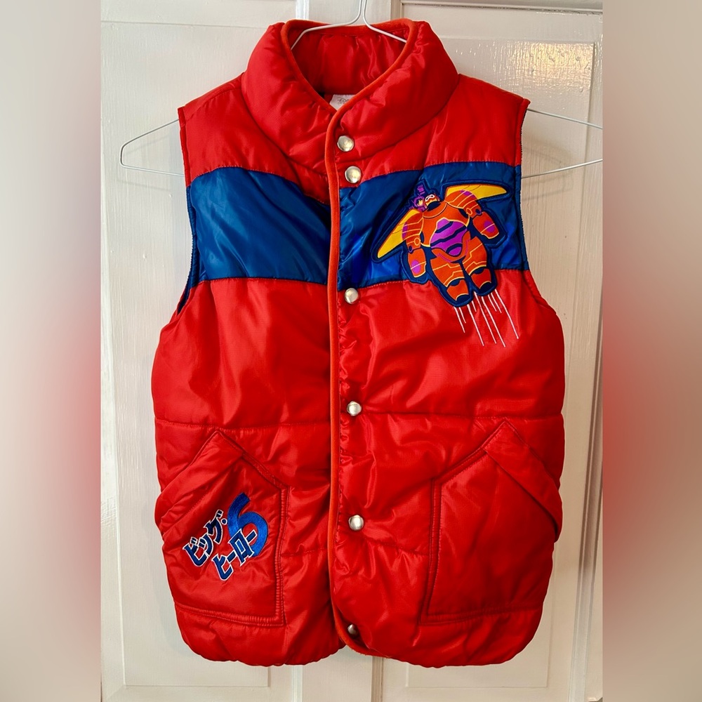 Big Hero Original Disney Japan Orange Puffer Vest